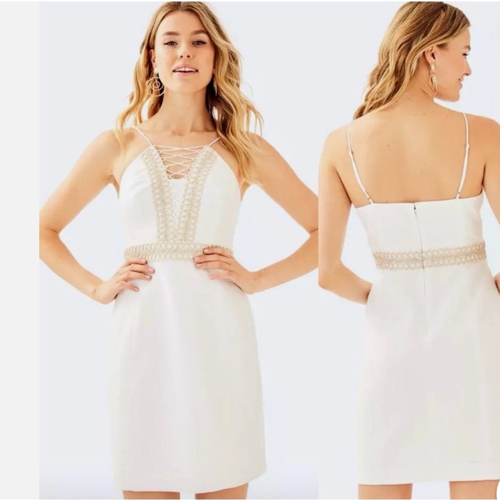 Lilly Pulitzer Trista Halter Sheath Dress NWT